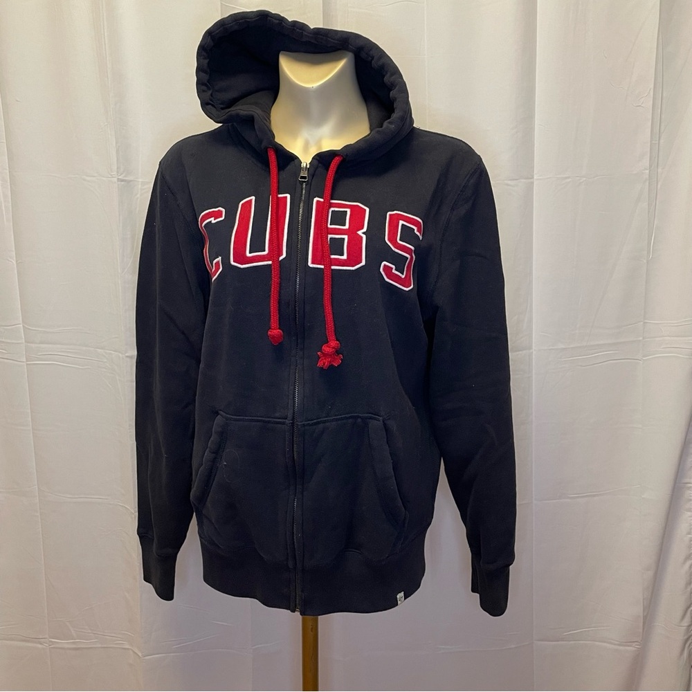 47 Brand Black Cubs Hoodie